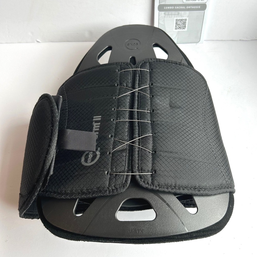 Exos FORM II 631 LSO Back Brace VSTX S/M Black Adjustable BOA Closure Orthopedic